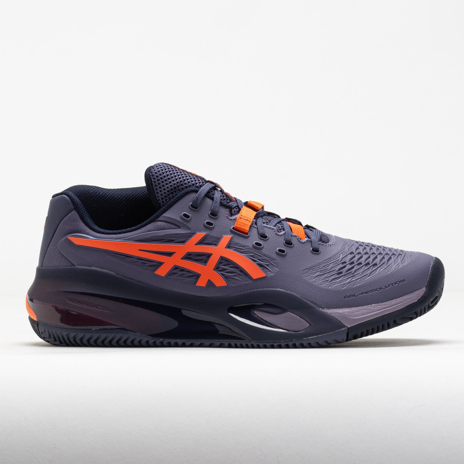 ASICS GEL-Resolution X Clay Mens Greyish Purple/Nova Orange