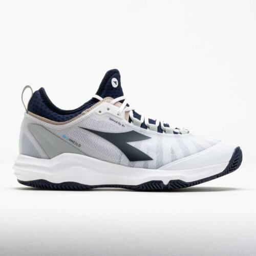 Diadora Speed Blushield Fly 4+ Clay Mens White/Blue Corsair