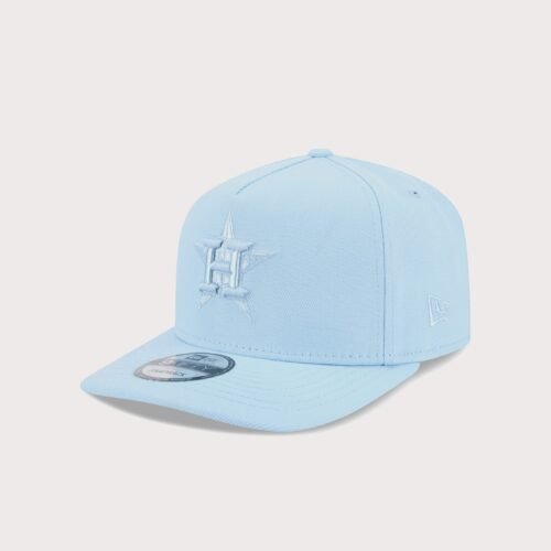 New Era MLB Houston Astros 9FIFTY A Frame Flood Snapback Hat-Light Blue