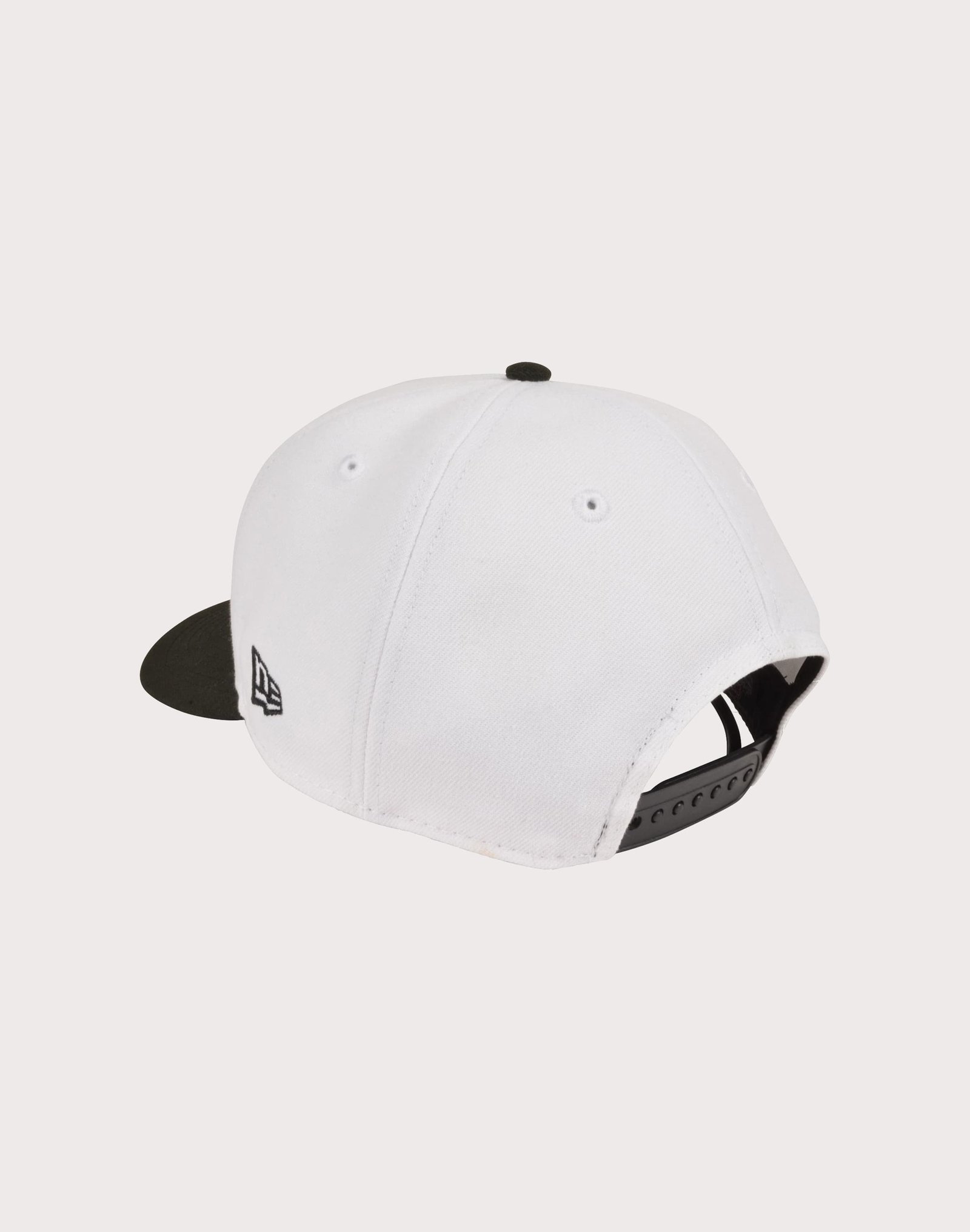 New Era MILB Buffalo Bison 9FIFTY Upside Down Logo Snapback Hat-White/Black - Image 4