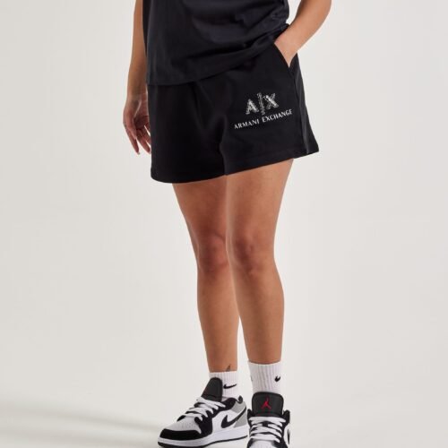 Armani Exchange Embellished Logo Shorts
