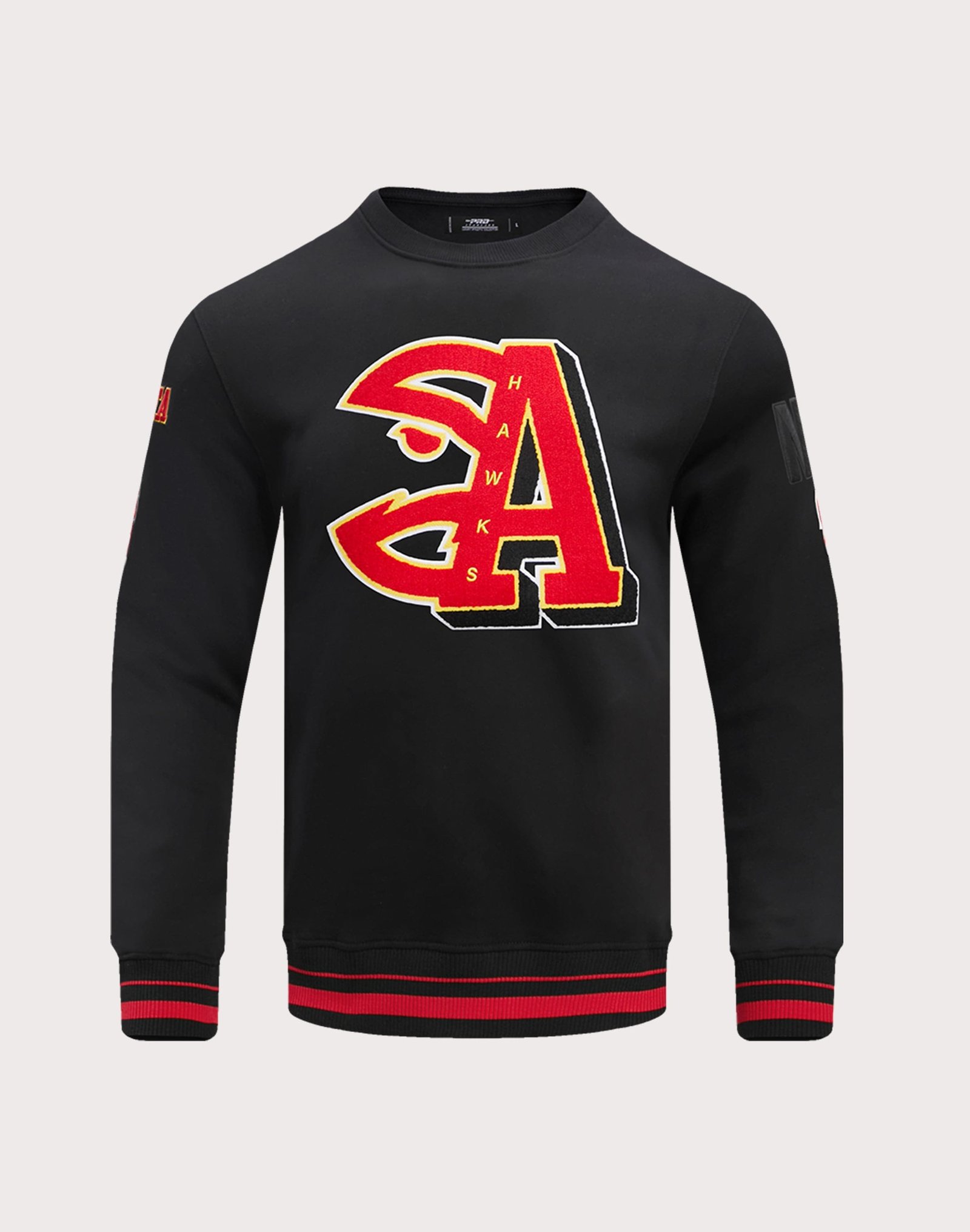 Pro Standard NBA Atlanta Hawks Mashup Rib Crewneck