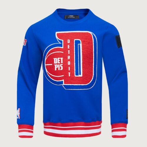 Pro Standard NBA Detroit Pistons Mashup Rib Crewneck