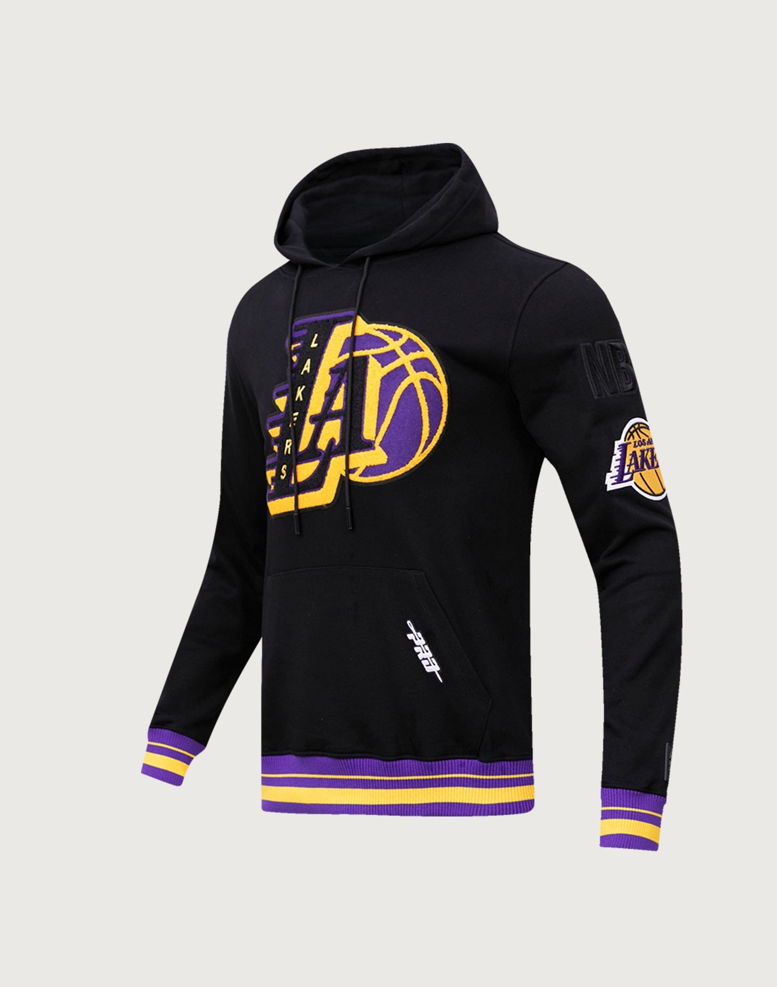 Pro Standard NBA Los Angeles Lakers Mashup Rib Hoodie - Image 3