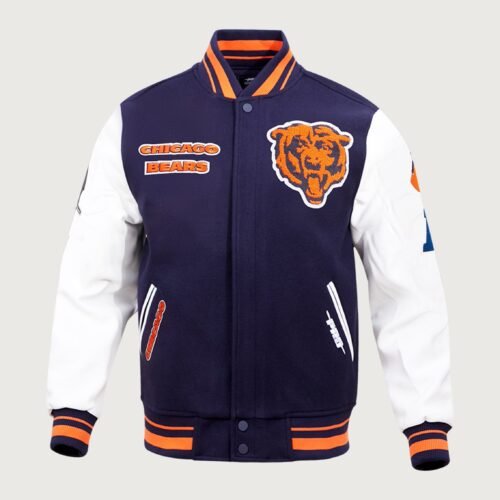 Pro Standard NFL Chicago Bears Retro Classic Rib Wool Varsity Jacket