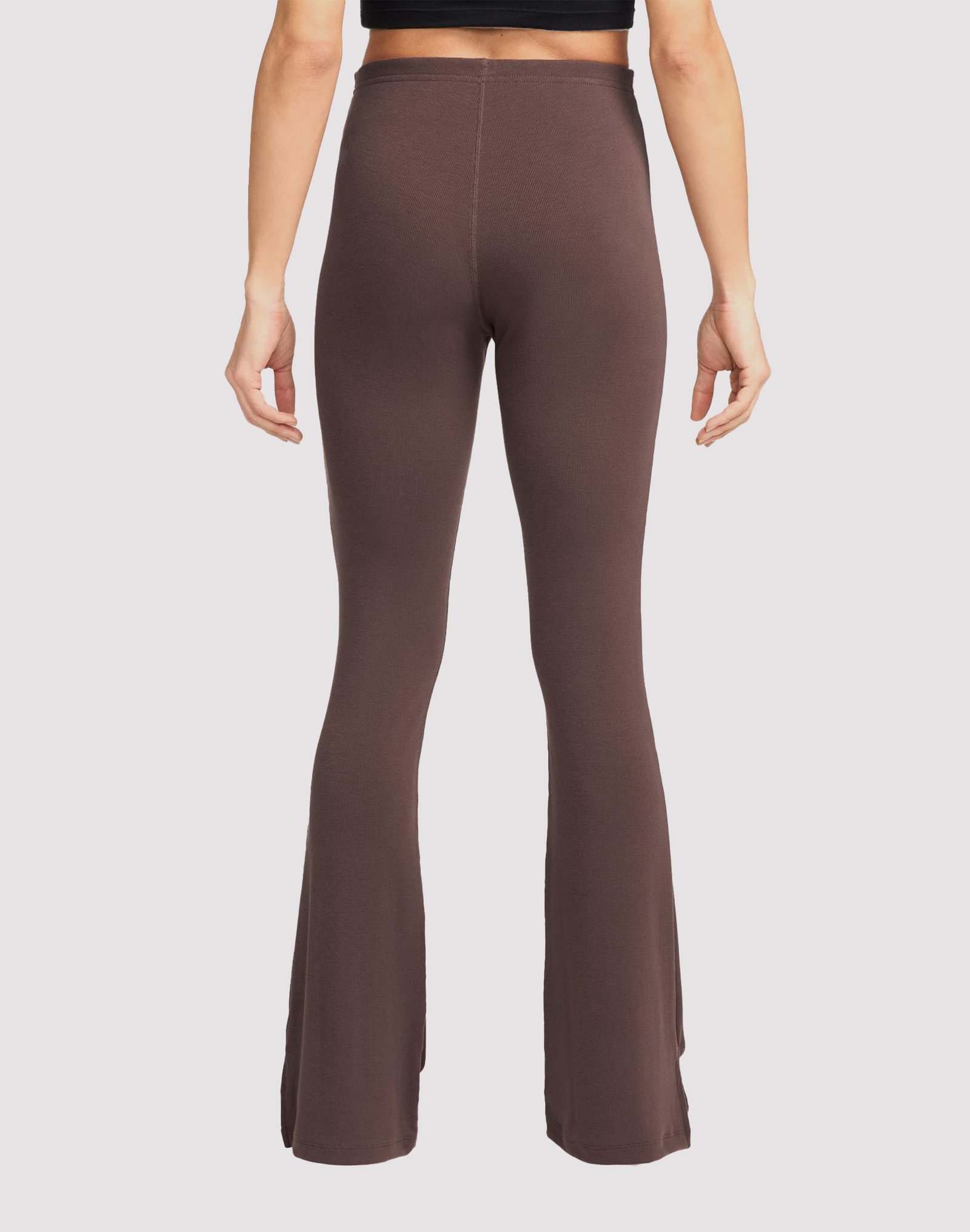 Nike Sportswear Chill Knit Tight Mini-Rib Flared Leggings - Image 2