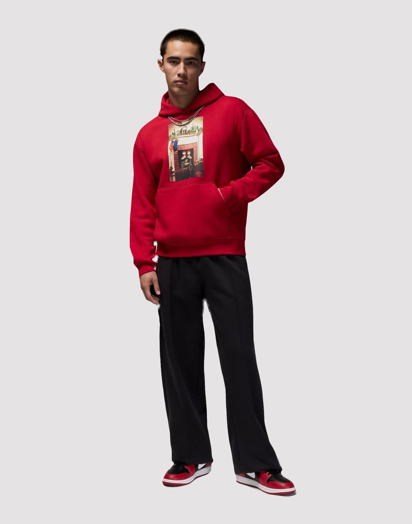 Nike Jumpman Chimney Fleece Pullover Hoodie - Image 6