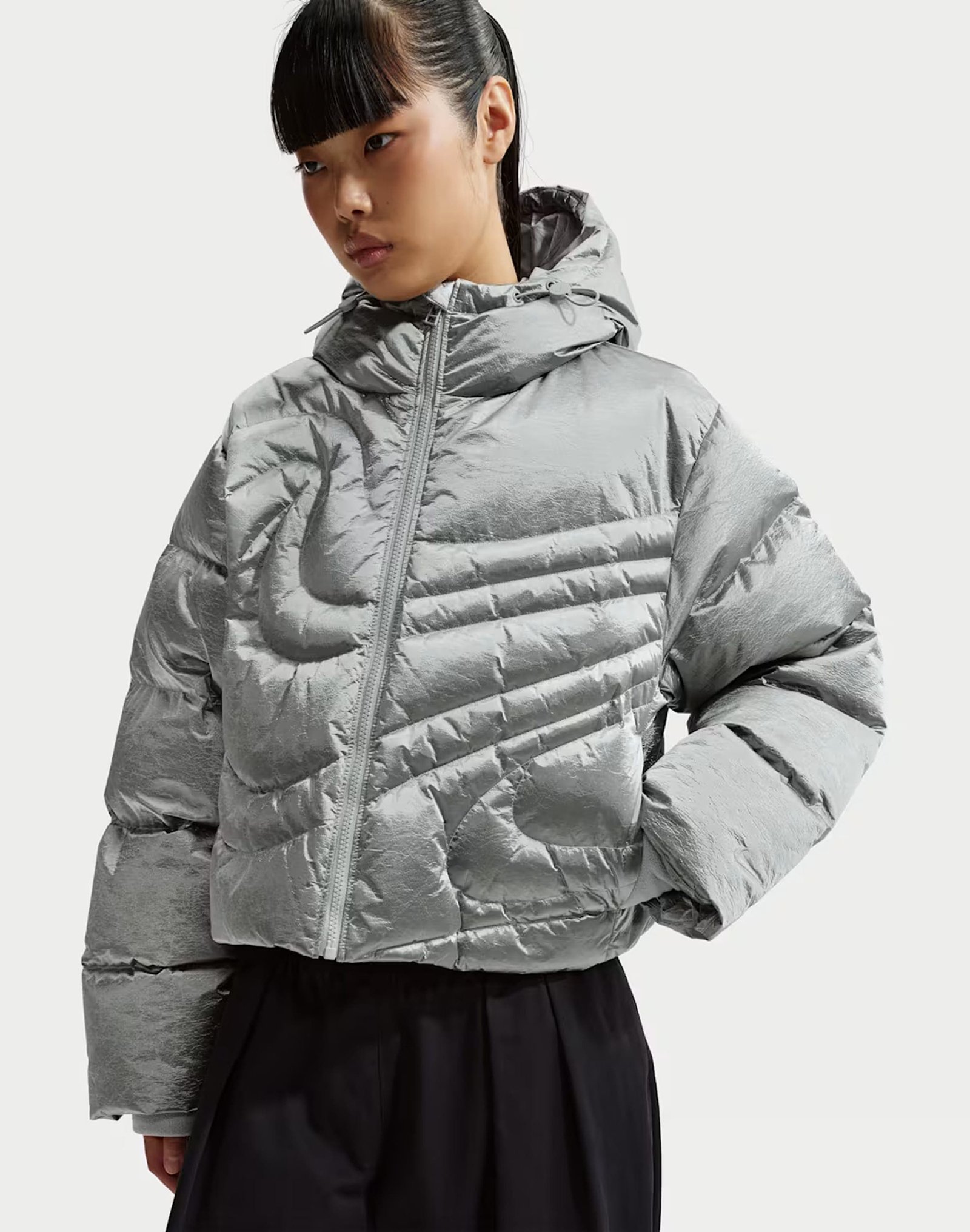 Nike Swoosh Therma-FIT Oversized Down Puffer Jacket