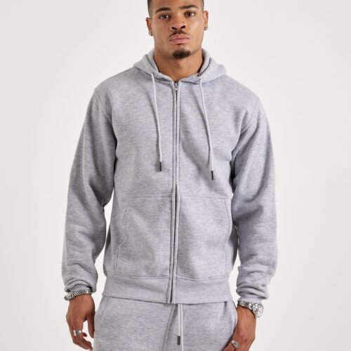 DH Essentials Basic Full-Zip Fleece Hoodie