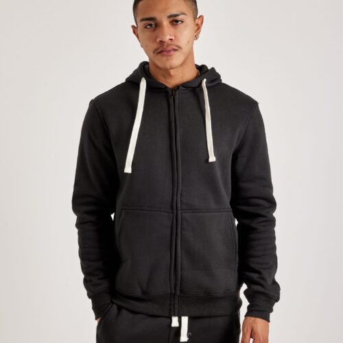DH Essentials Basic Full-Zip Fleece Hoodie