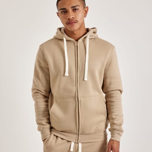 DH Essentials Basic Full-Zip Fleece Hoodie