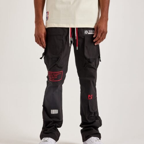 Kloud 9 Nylon Flare Cargo Pants