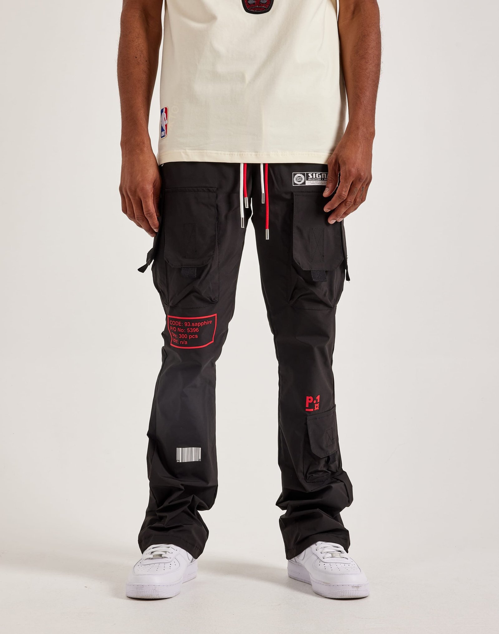 Kloud 9 Nylon Flare Cargo Pants
