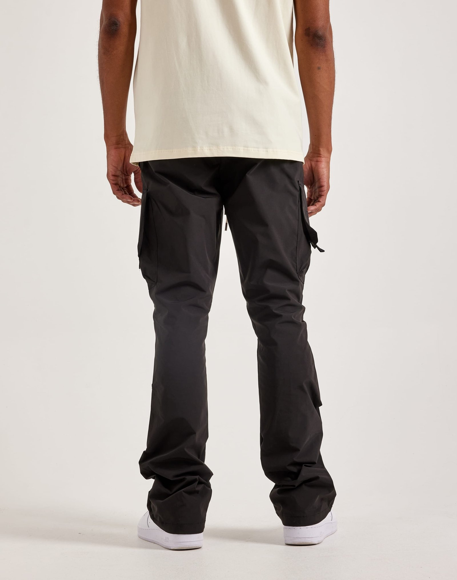 Kloud 9 Nylon Flare Cargo Pants - Image 4
