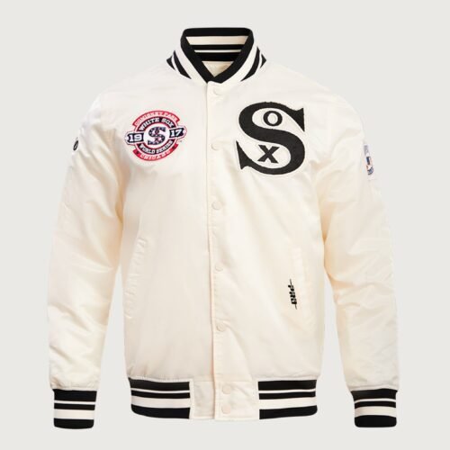 Pro Standard MLB Chicago White Sox Retro Classic Rib Satin Jacket