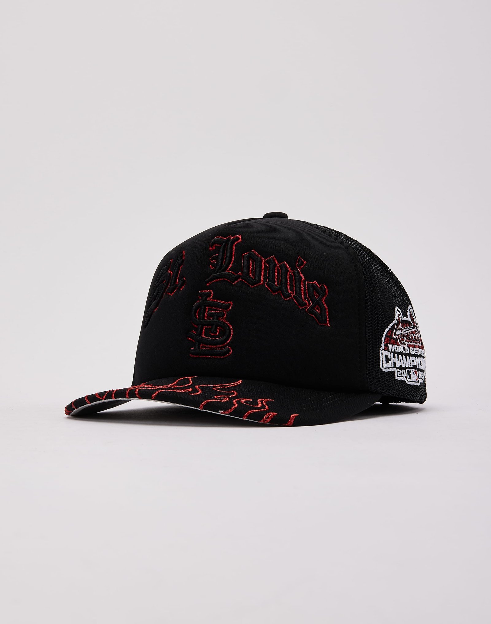 Mitchell & Ness MLB St. Louis Cardinals Flames Trucker Hat