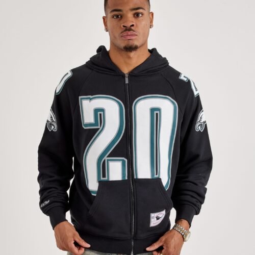 Mitchell & Ness NFL Maxxed Out Raglan Eagles Brian Dawkins Fleece Hoodie