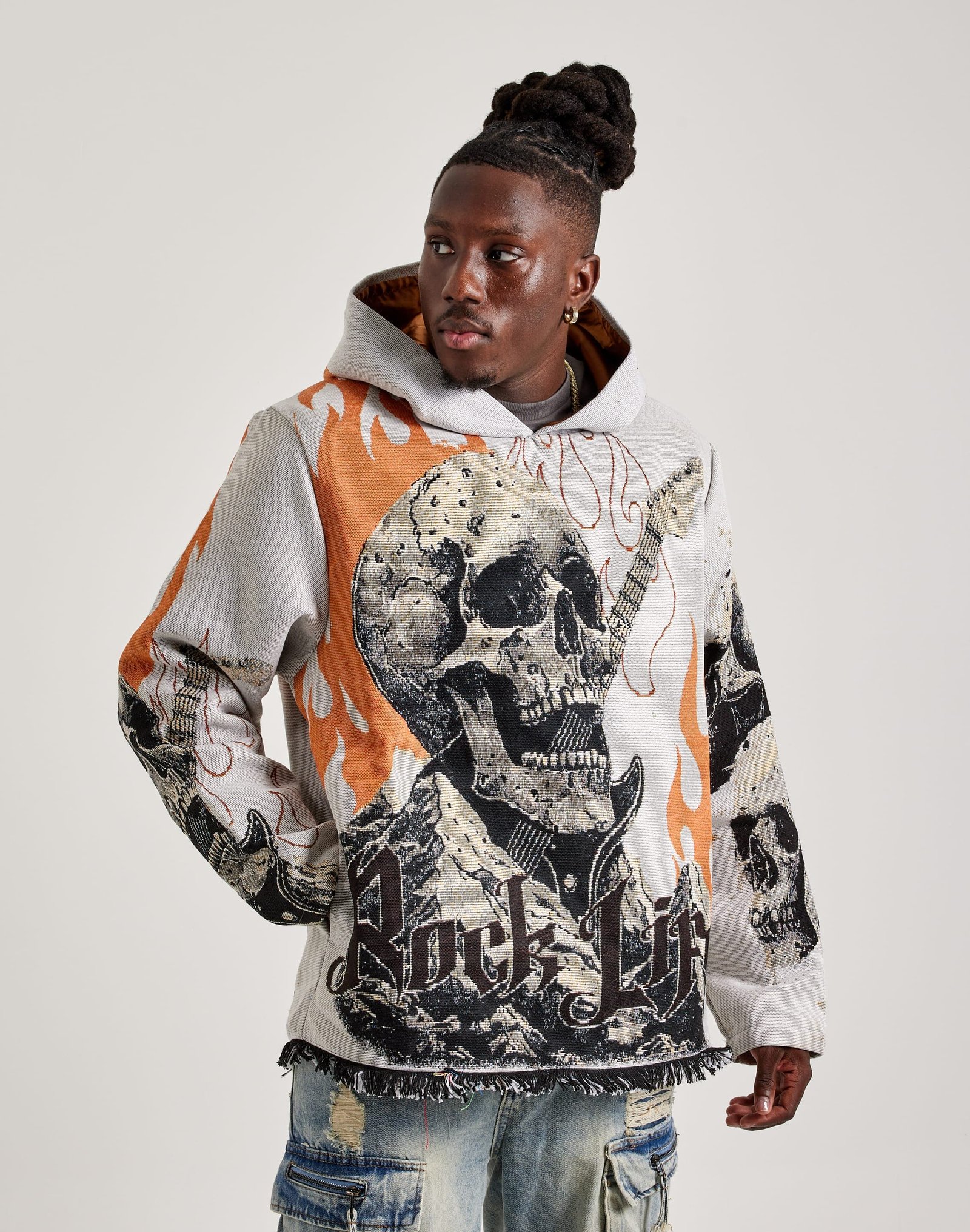Majestik Rock Life Tapestry Hoodie