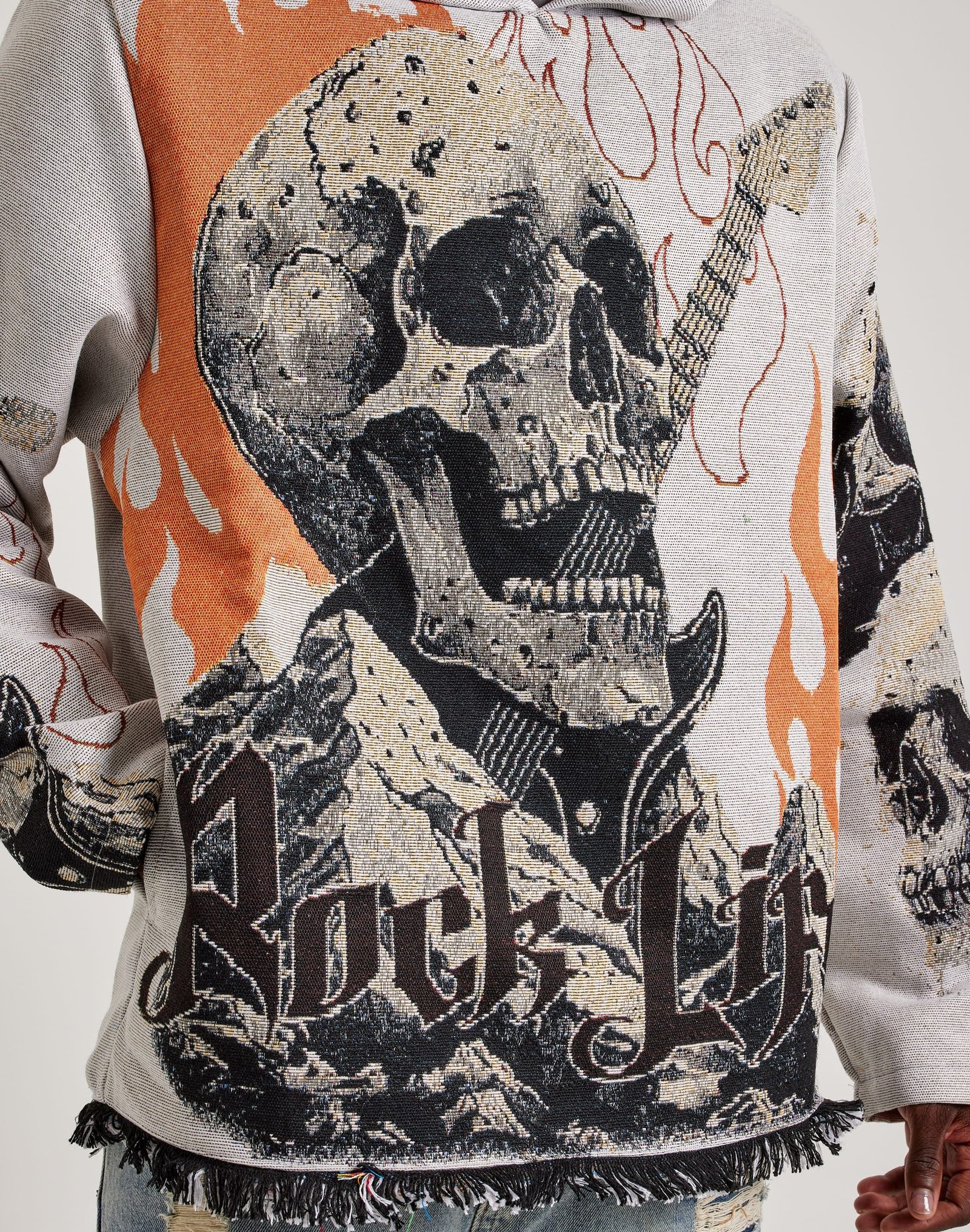 Majestik Rock Life Tapestry Hoodie - Image 3