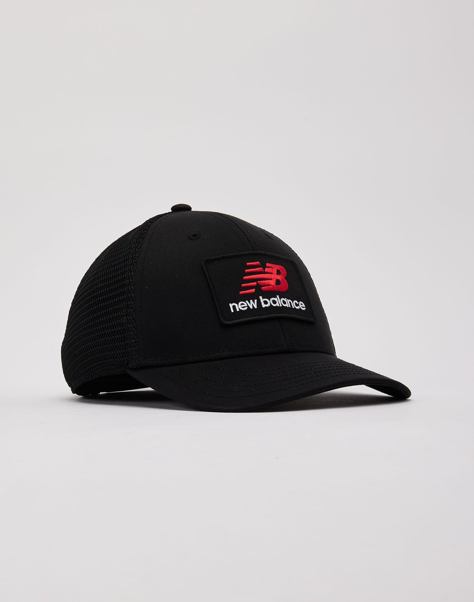 New Balance Stacked Patch Logo Trucker Hat - Image 3