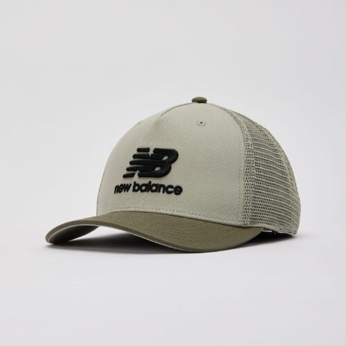 New Balance Stacked Logo Trucker Hat