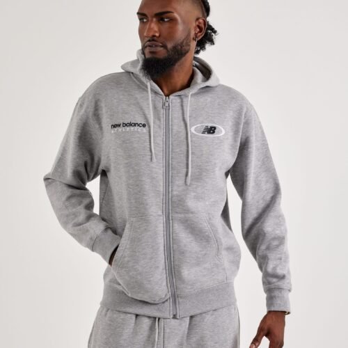 New Balance Core Plus Full-Zip Fleece Hoodie