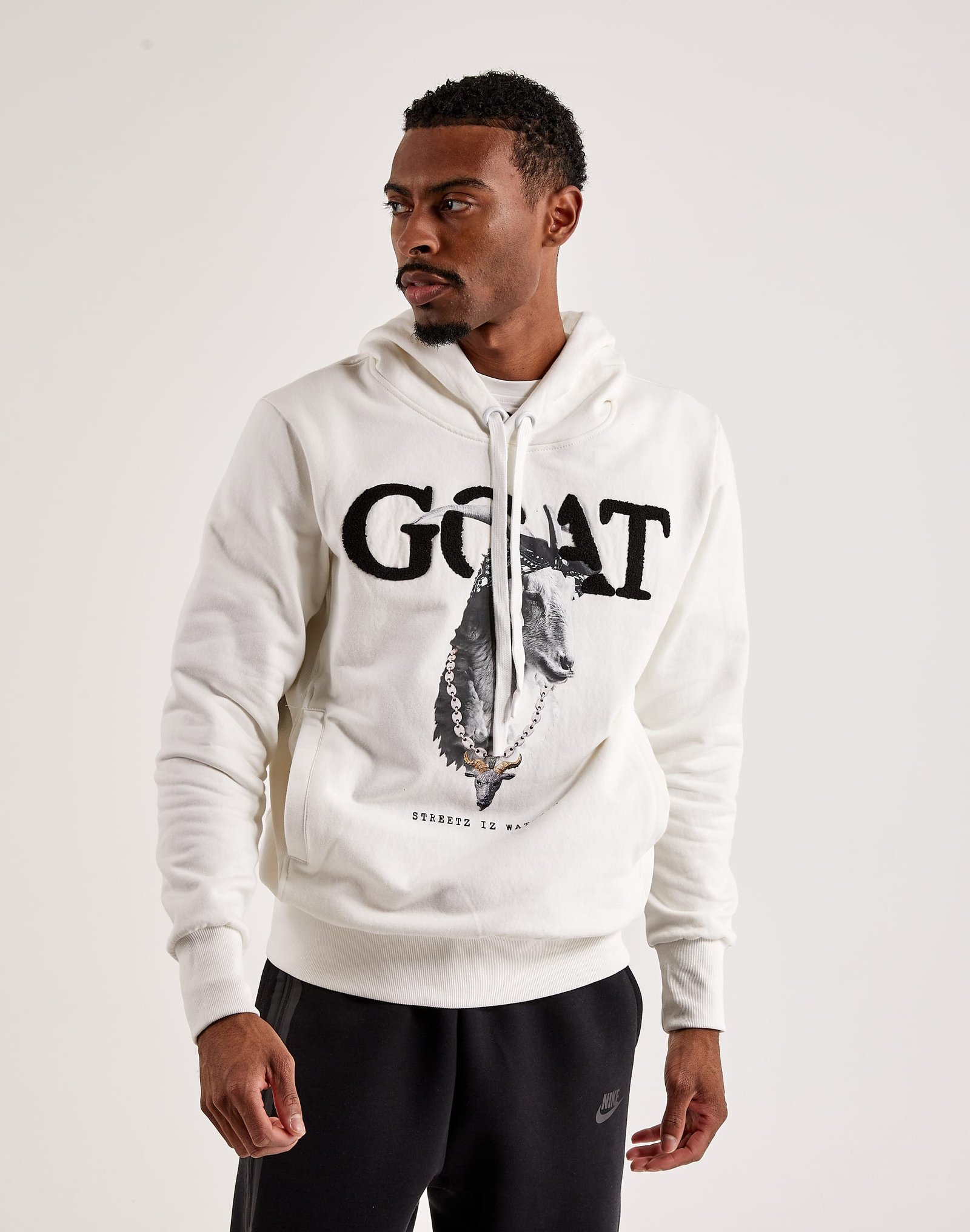 Streetz Iz Watchin Goat Pullover Hoodie