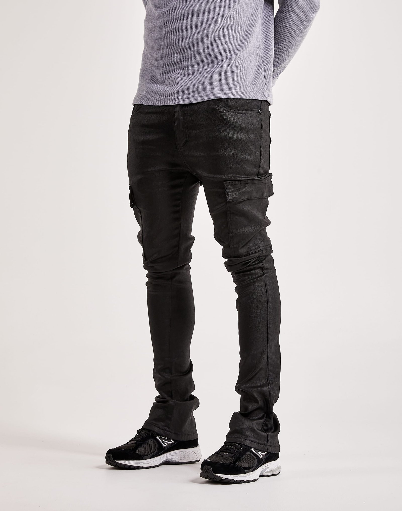 WAIMEA Stacked Coated Cargo Pants - Image 3