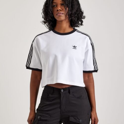 Adidas 3-Stripes Loose Cropped Tee