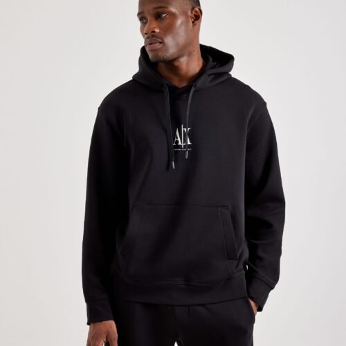 Armani Exchange Updated Icon Logo Fleece Hoodie