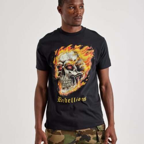 BMG Skull On Fire Tee