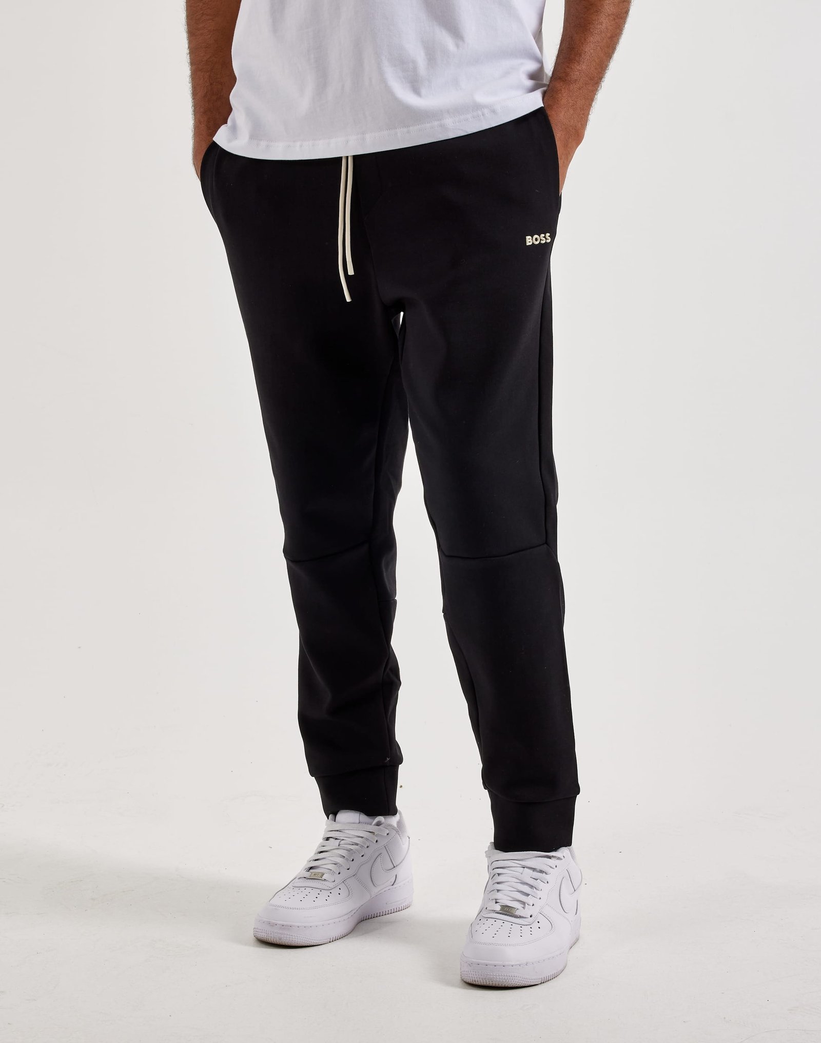Boss Embossed Logo Fleece Sweatpants - Image 2