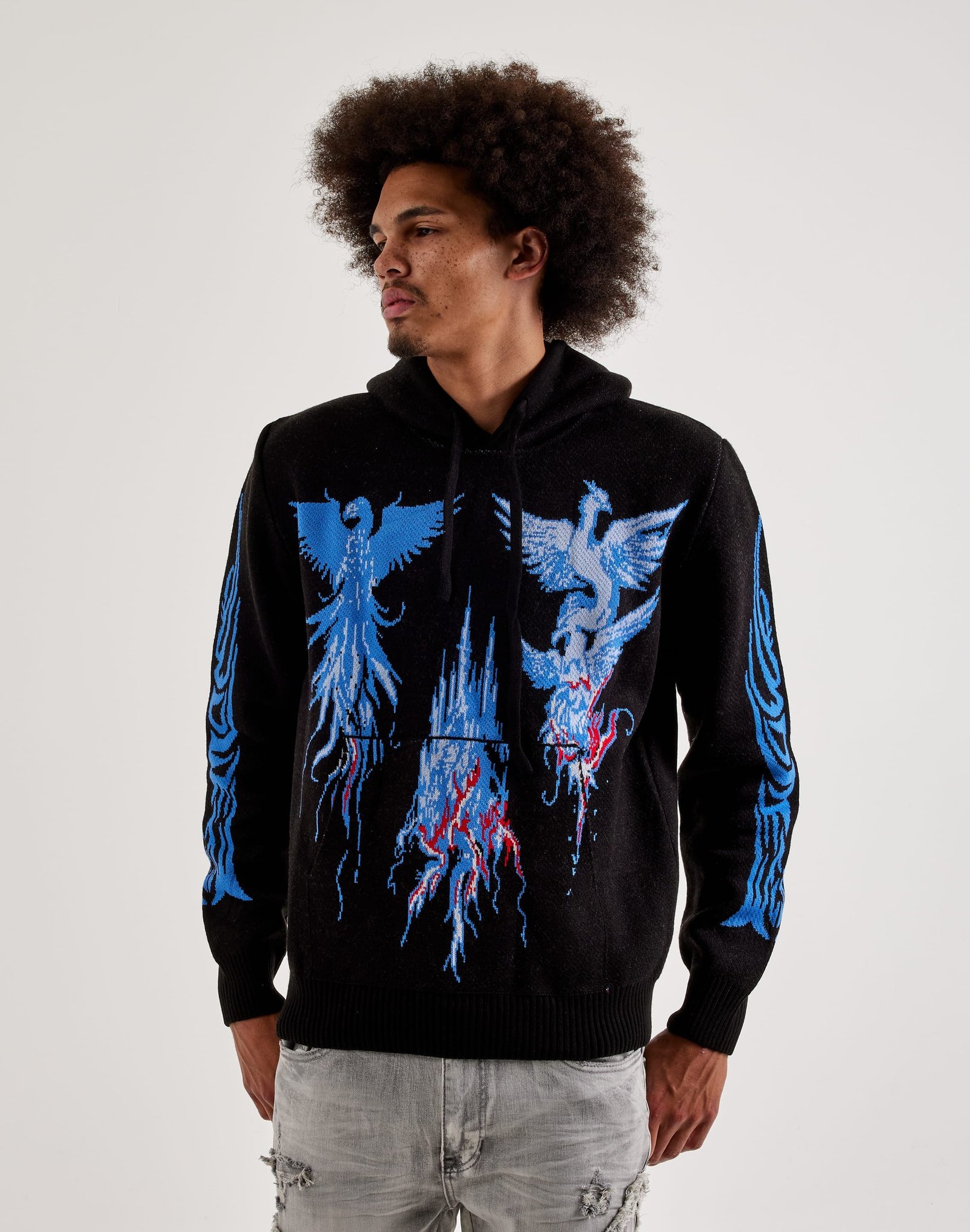 Chapter By Kohli Angel Knit Hoodie
