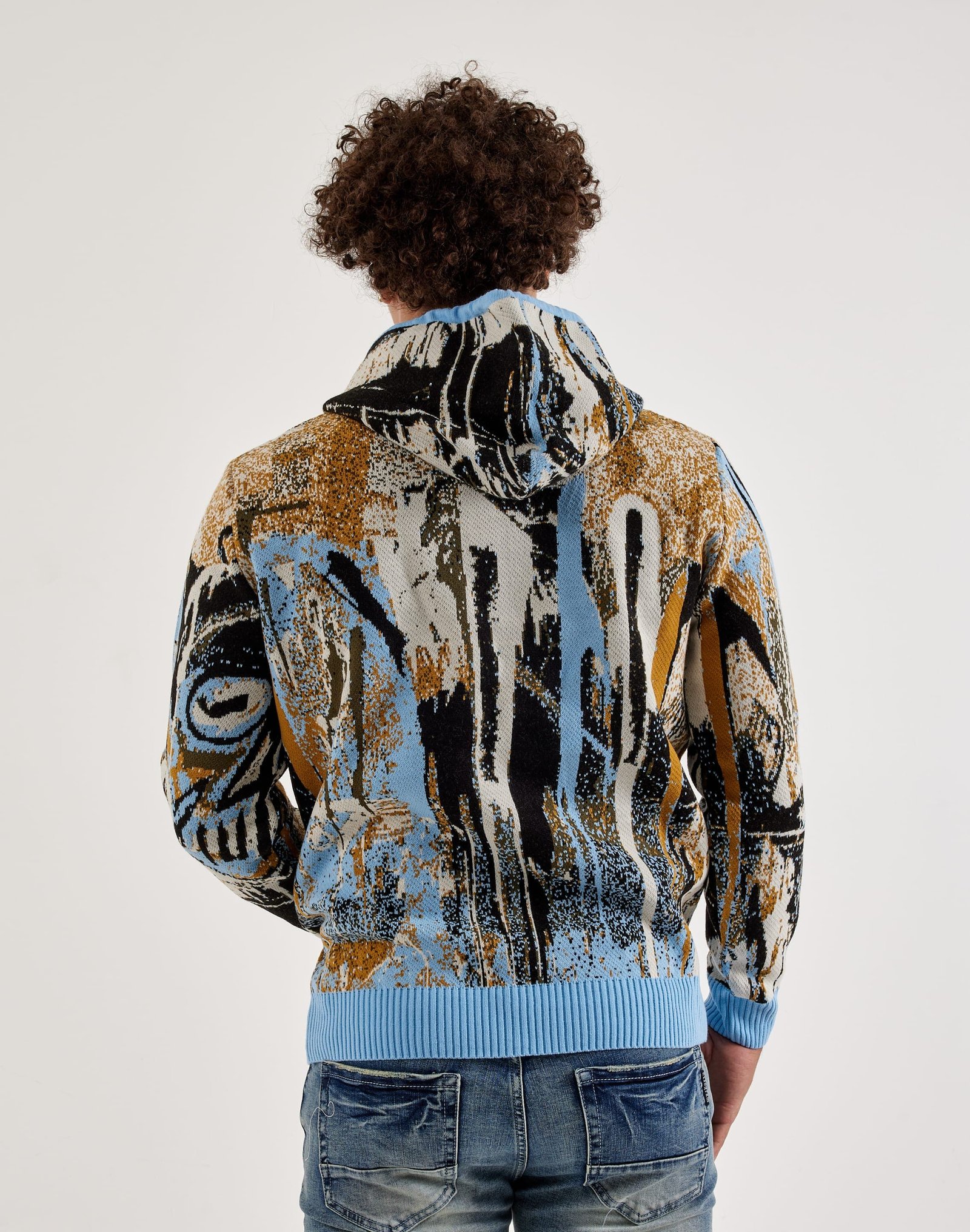 Chapter By Kohli Face Knit Hoodie - Image 3