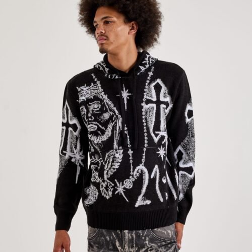 Chapter By Kohli Cross Knit Hoodie