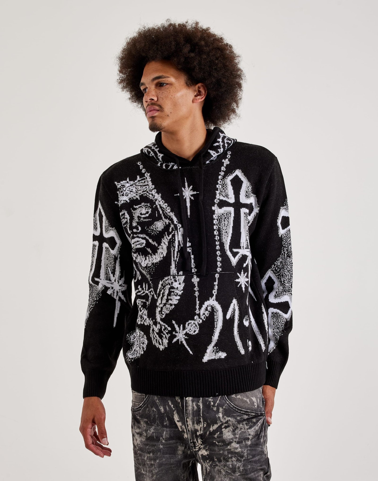 Chapter By Kohli Cross Knit Hoodie