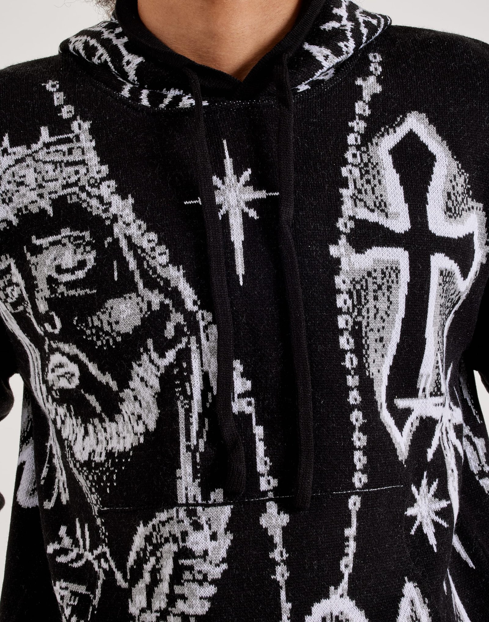 Chapter By Kohli Cross Knit Hoodie - Image 3