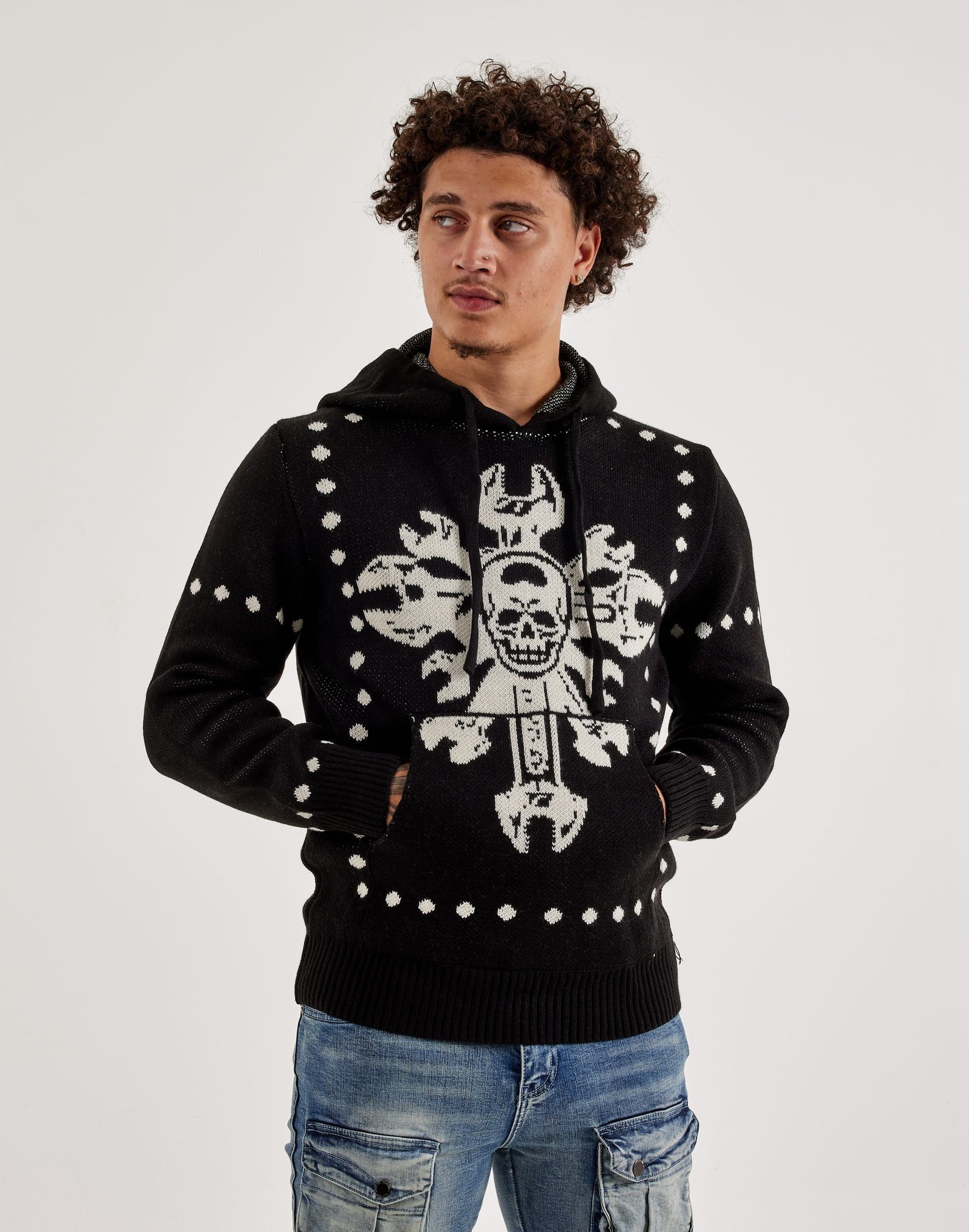 Chapter By Kohli Tool Cross Knit Hoodie