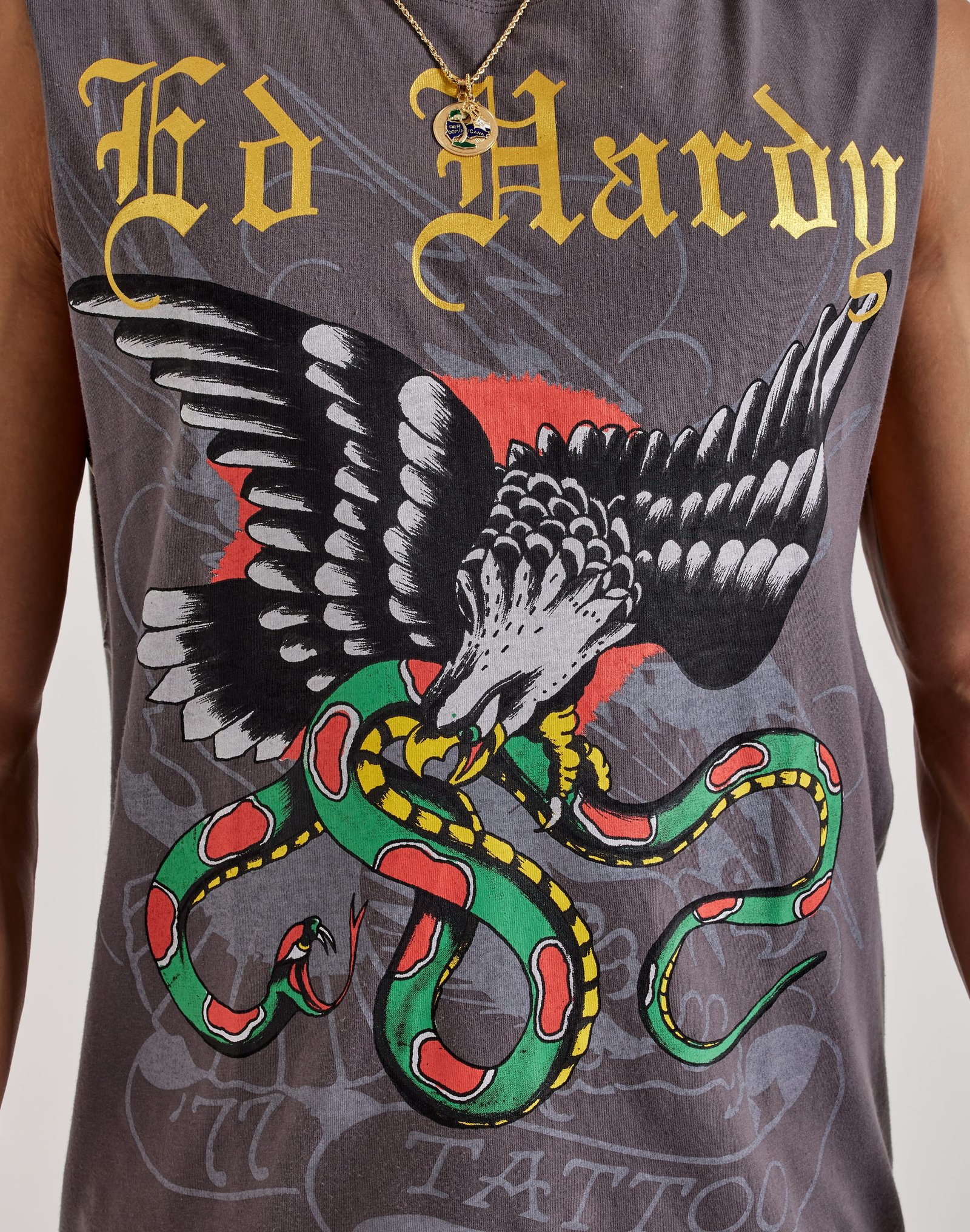 Ed Hardy Eagle Snake Sleeveless Tee - Image 3