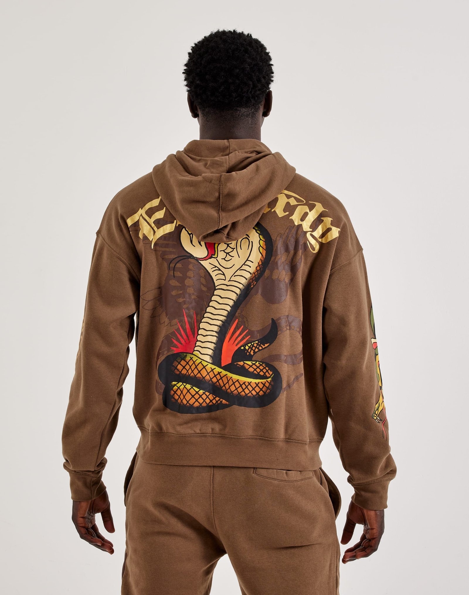 Ed Hardy Cross Full-Zip Fleece Hoodie - Image 2