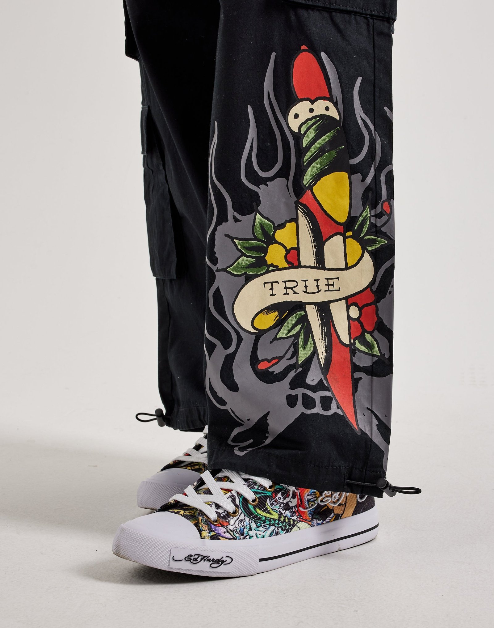 Ed Hardy Dagger Skull Cargo Pants - Image 3
