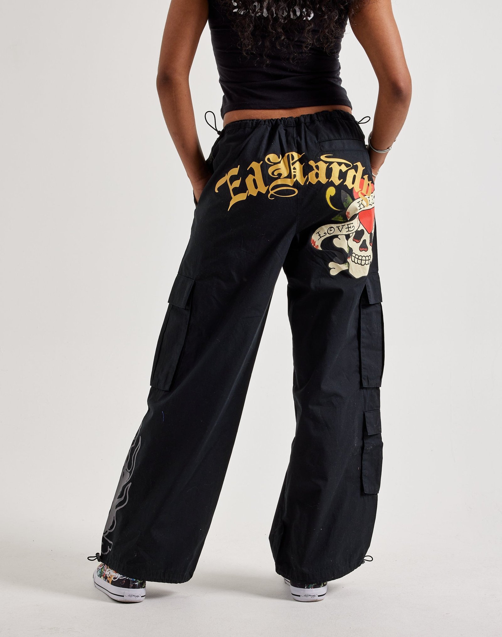 Ed Hardy Dagger Skull Cargo Pants - Image 4