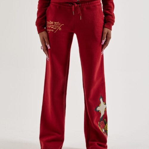 Ed Hardy Sacred Heart Fleece Sweatpants