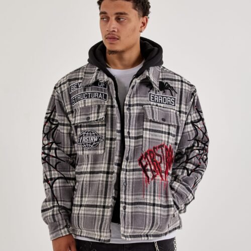 First Row Beware of Spyder Shacket