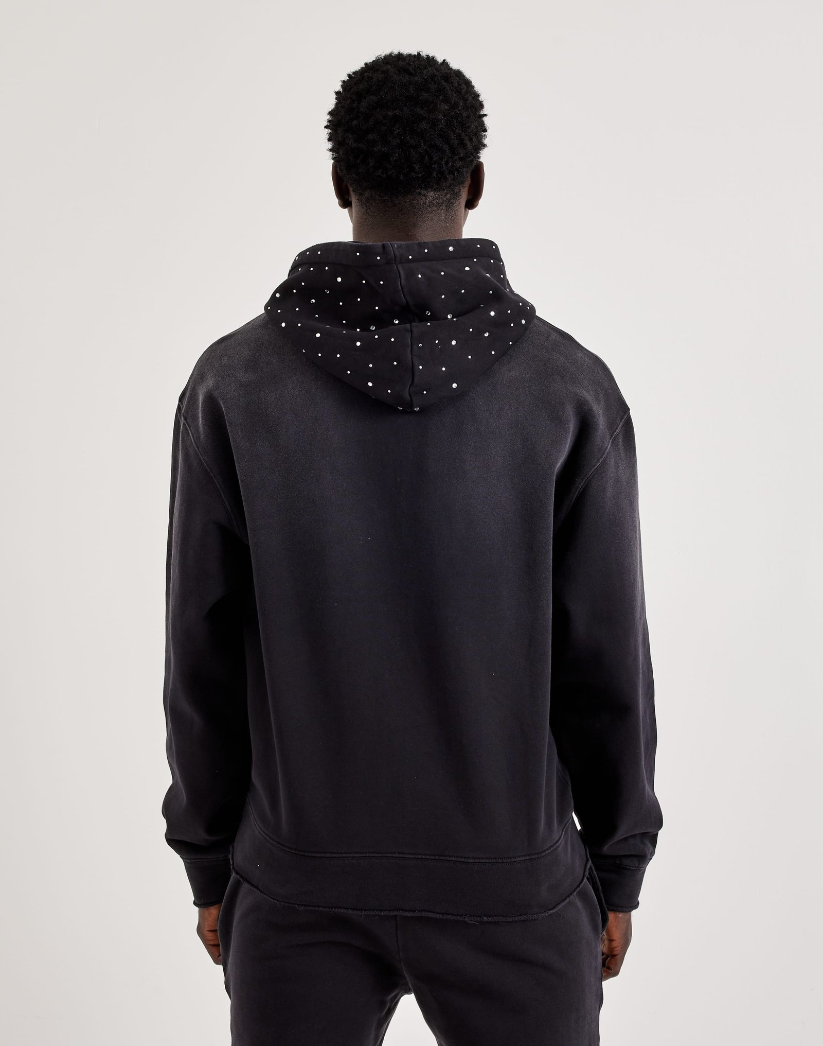 First Row Rhinestone Full-Zip Fleece Hoodie - Image 3