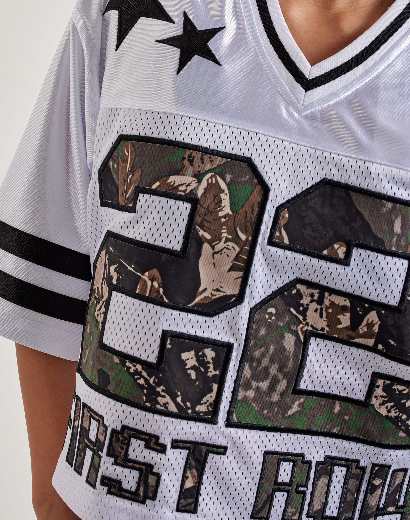 First Row Cropped Mesh Jersey - Image 3