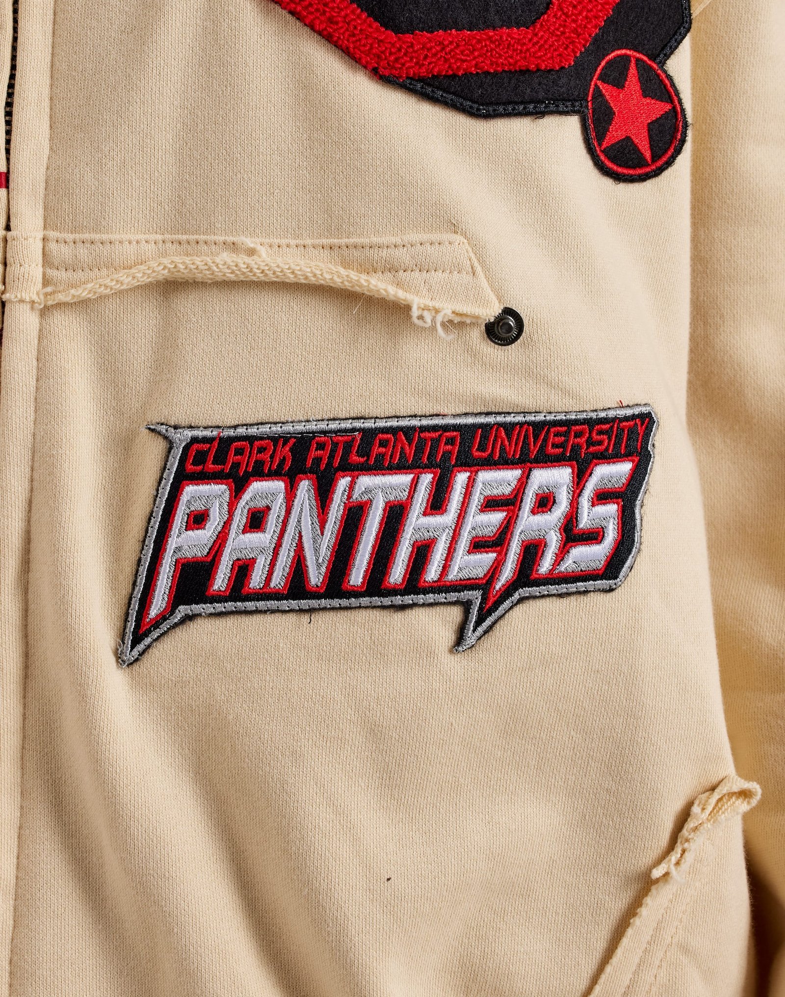 For The Fan Clark Atlanta University Honor Full-Zip Fleece Hoodie - Image 4