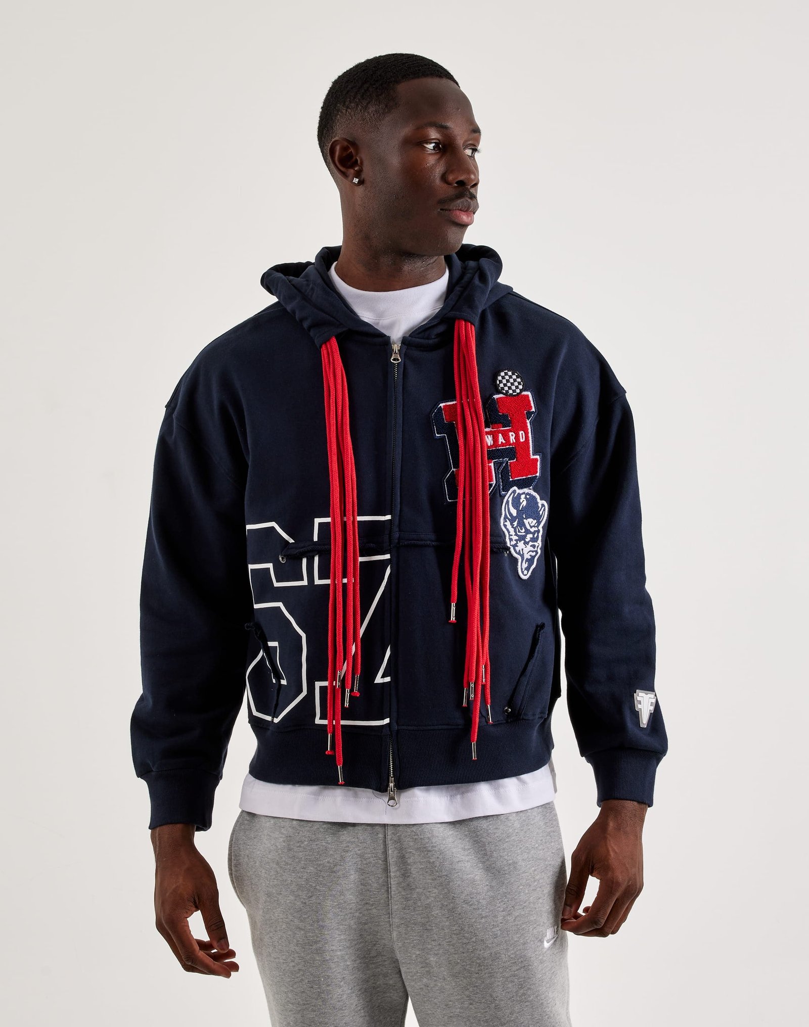 For The Fan Howard University The Mecca Honor Full-Zip Fleece Hoodie