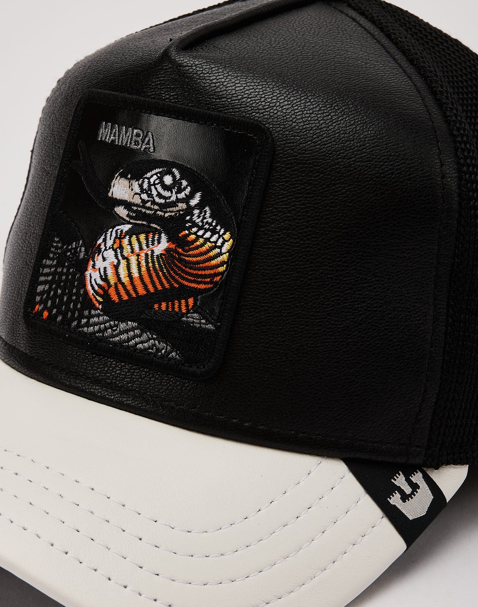 Goorin Bros Leather Snake Trucker Hat - Image 4