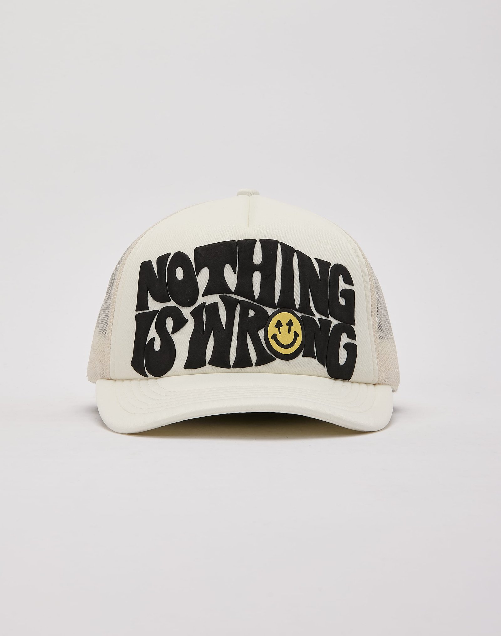 Happy Caps Nothing Is Wrong Trucker Hat - Image 2